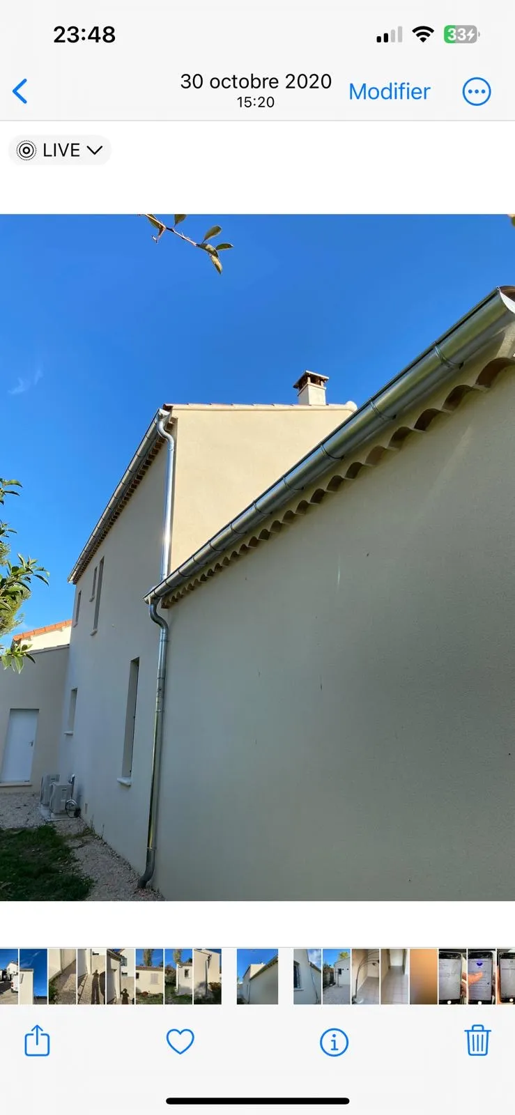 Villa Avignon — Aluminium blanc