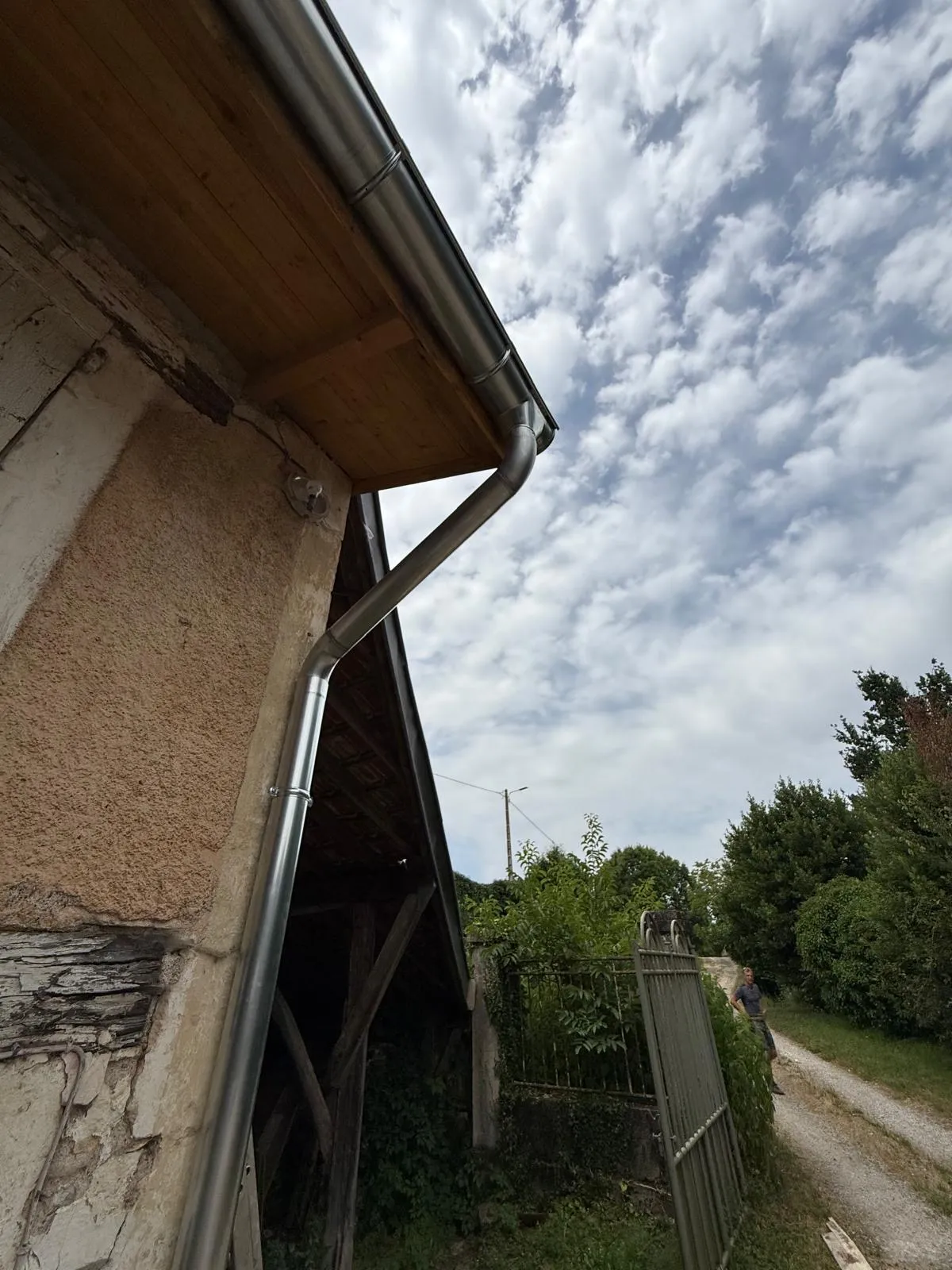 Maison ancienne — Zinc naturel